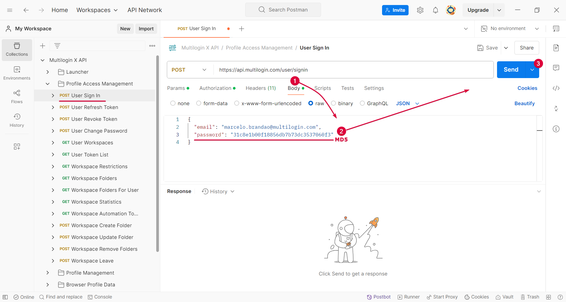 How to use bookmark manager in Multilogin reference visual 13