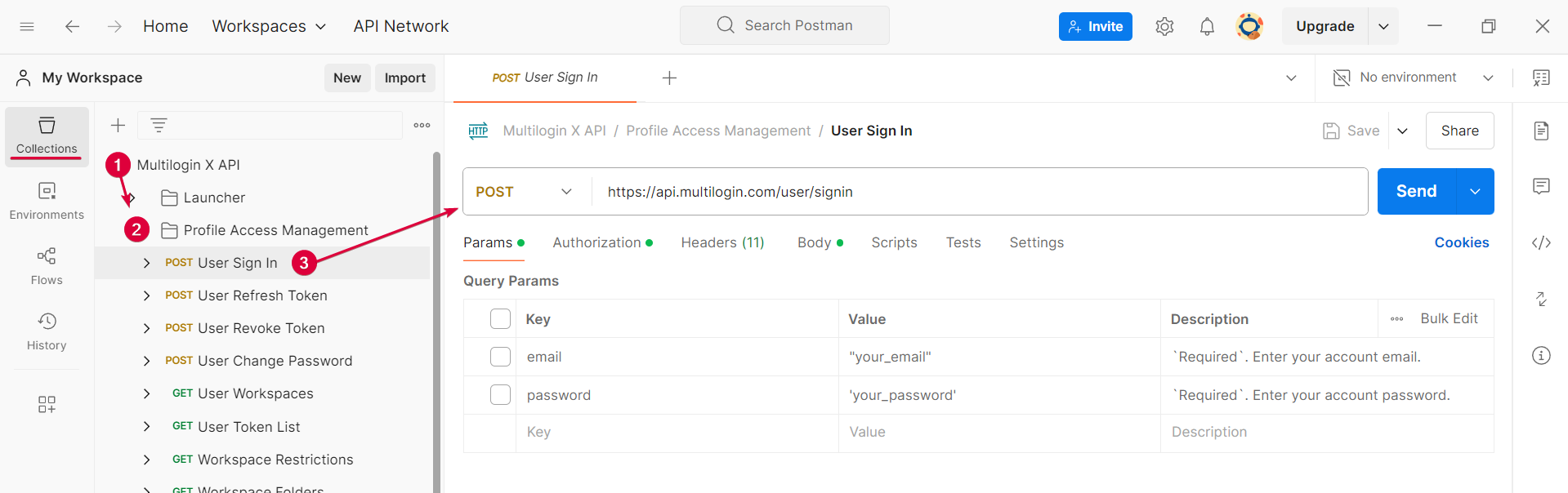 How to use bookmark manager in Multilogin reference visual 15